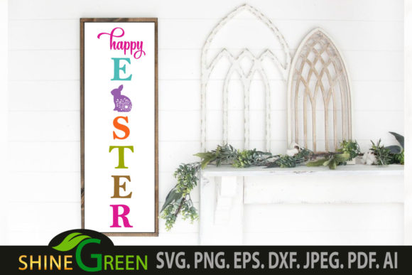 Easter Porch Sign for Home, Farmhouse Graphics and Crafts