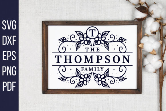 Family Monogram SVG, DXF, PNG, EPS, PDF Review