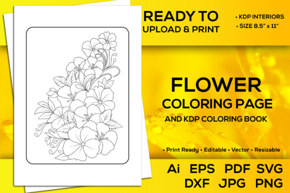 Floral Coloring Page Embroidery Review