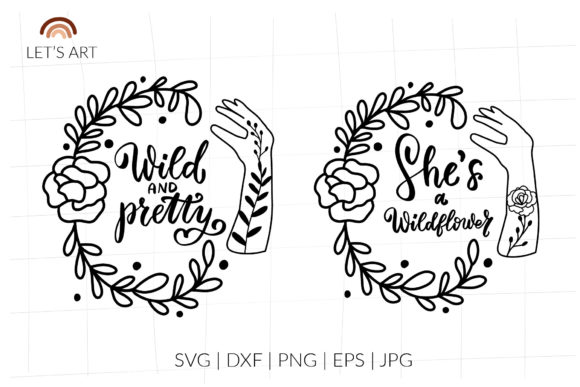 Wild and Pretty, Tattoo Wild Flowers Review